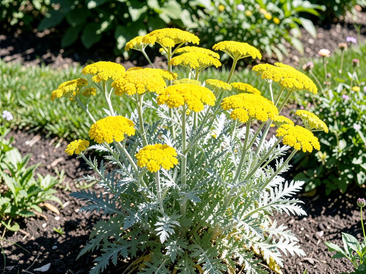 Moonshine Yarrow in bloom