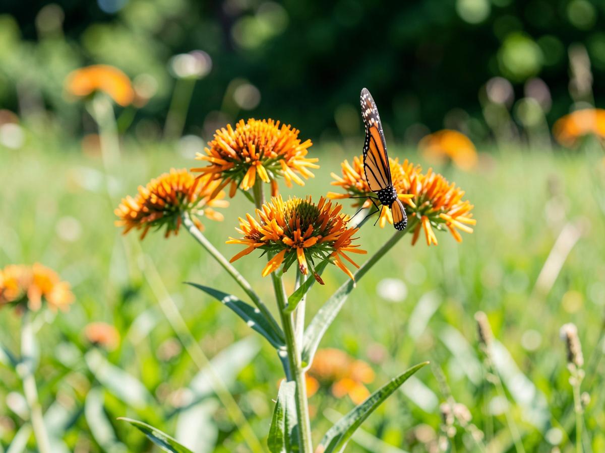 Butterfly Milkweed in bloom