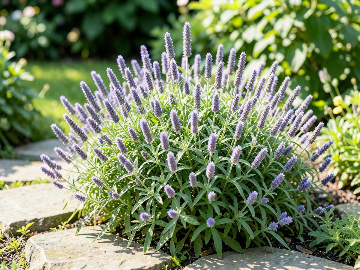 Walker's Low Catmint in bloom